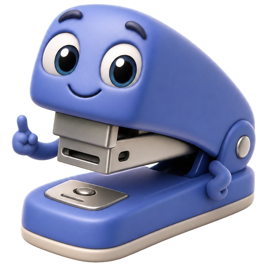 Stapler mascot